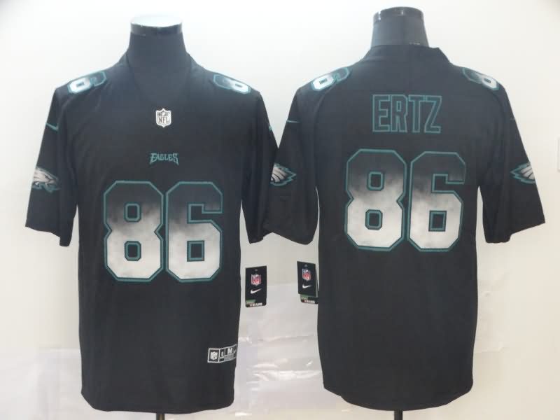 Philadelphia Eagles Black Smoke Fashion NFL Jersey