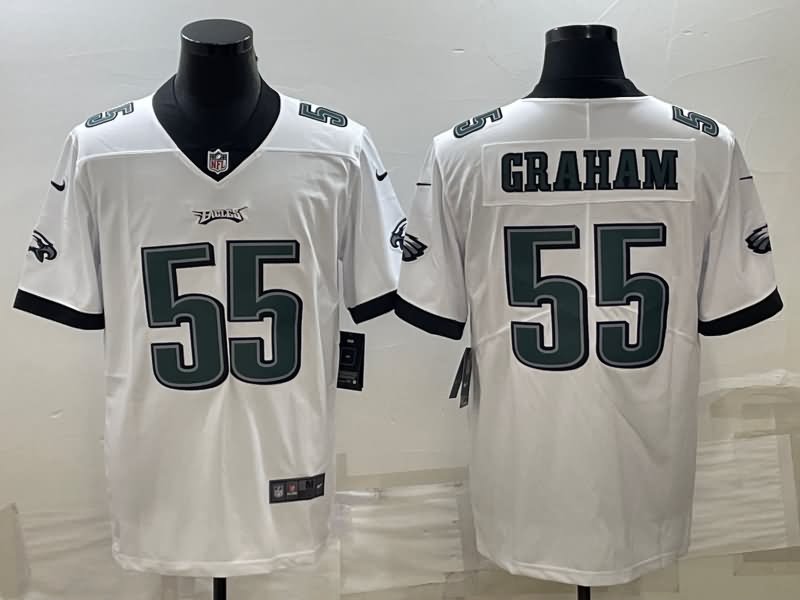 Philadelphia Eagles White NFL Jersey