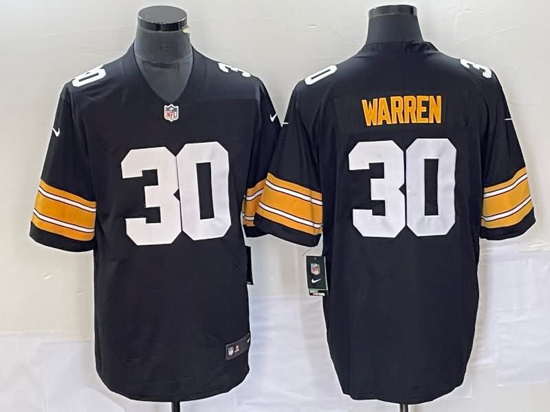 Pittsburgh Steelers Black NFL Jersey 02