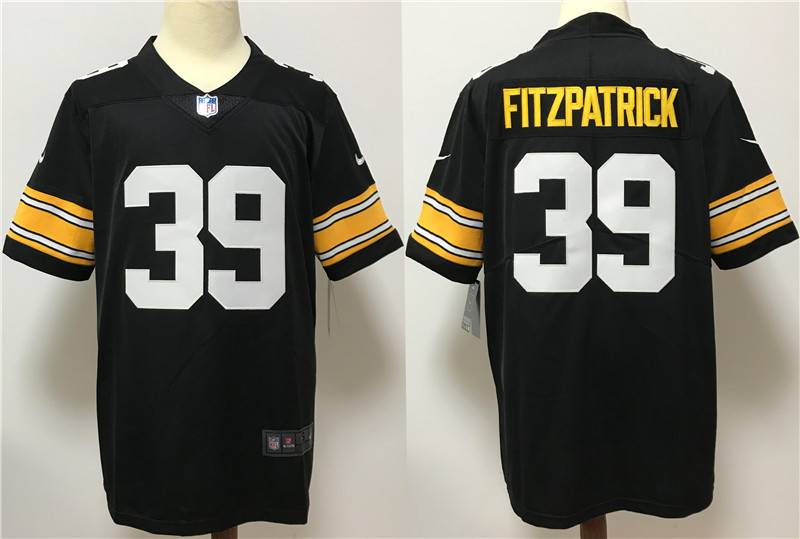 Pittsburgh Steelers Black NFL Jersey 02