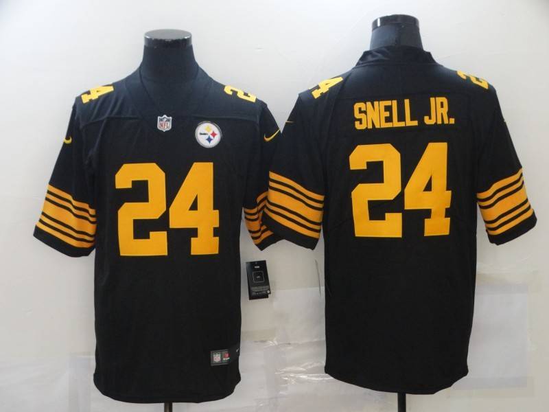 Pittsburgh Steelers Black NFL Jersey 03