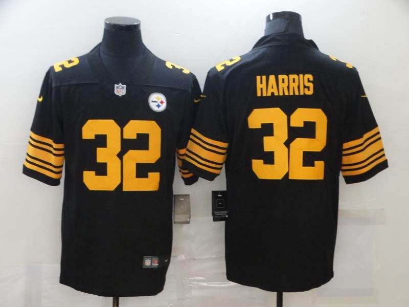 Pittsburgh Steelers Black NFL Jersey 03