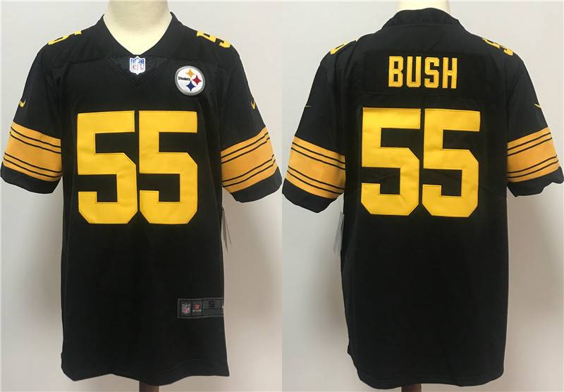 Pittsburgh Steelers Black NFL Jersey 03