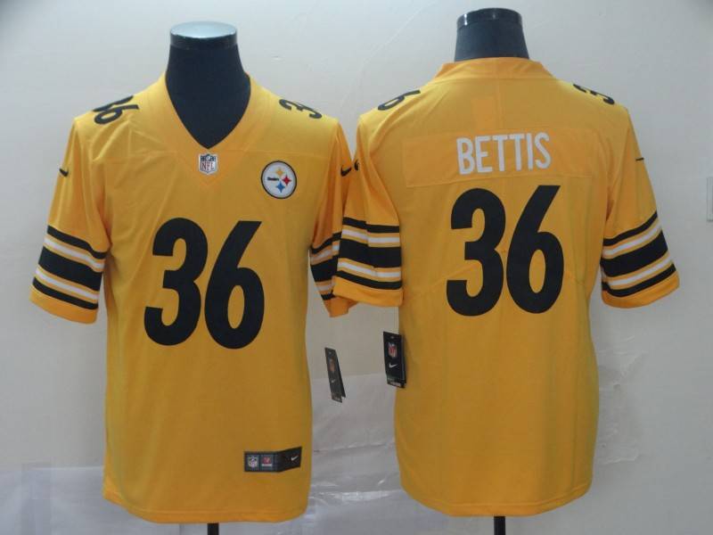 Pittsburgh Steelers Yellow Inverted Legend NFL Jersey