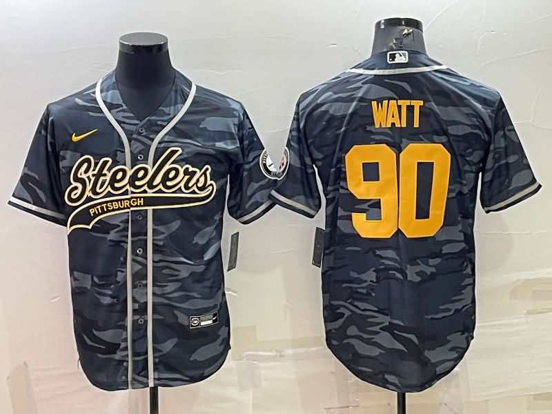 Pittsburgh Steelers Camouflage MLB&NFL Jersey