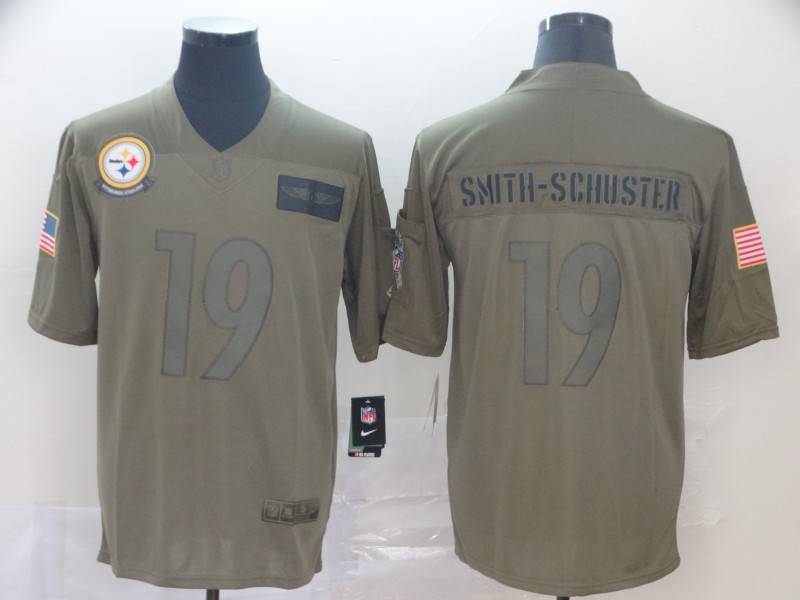 Pittsburgh Steelers Olive Salute To Service NFL Jersey