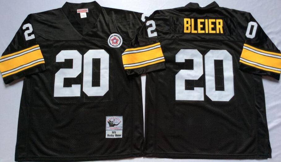 Pittsburgh Steelers Black Retro NFL Jersey