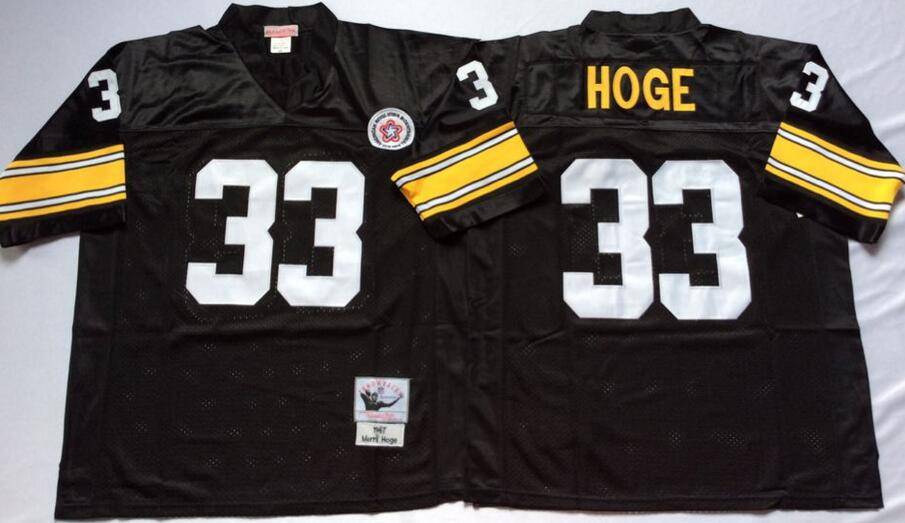 Pittsburgh Steelers Black Retro NFL Jersey