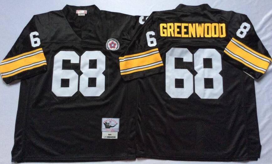 Pittsburgh Steelers Black Retro NFL Jersey