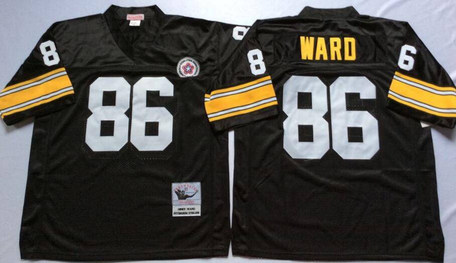 Pittsburgh Steelers Black Retro NFL Jersey