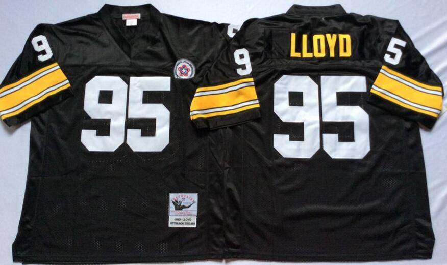 Pittsburgh Steelers Black Retro NFL Jersey