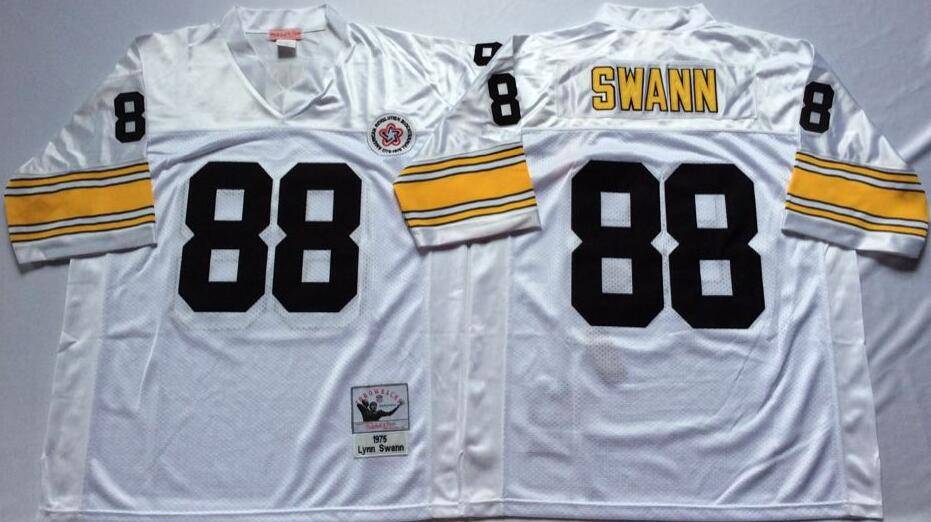 Pittsburgh Steelers White Retro NFL Jersey