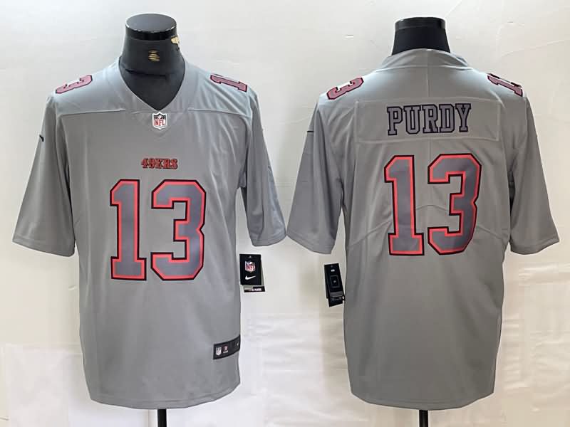 San Francisco 49ers Grey Atmosphere Fashion NFL Jersey