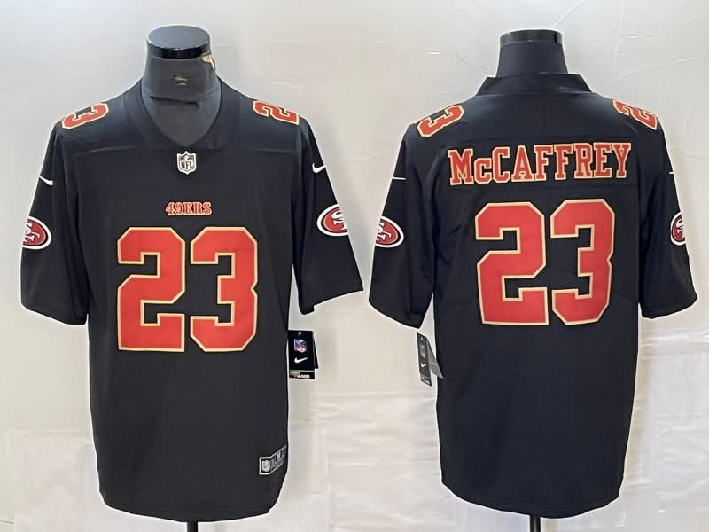 San Francisco 49ers Black Gold NFL Jersey 02