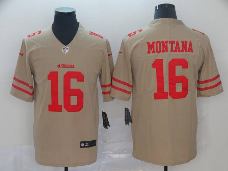 San Francisco 49ers Gold Inverted Legend NFL Jersey