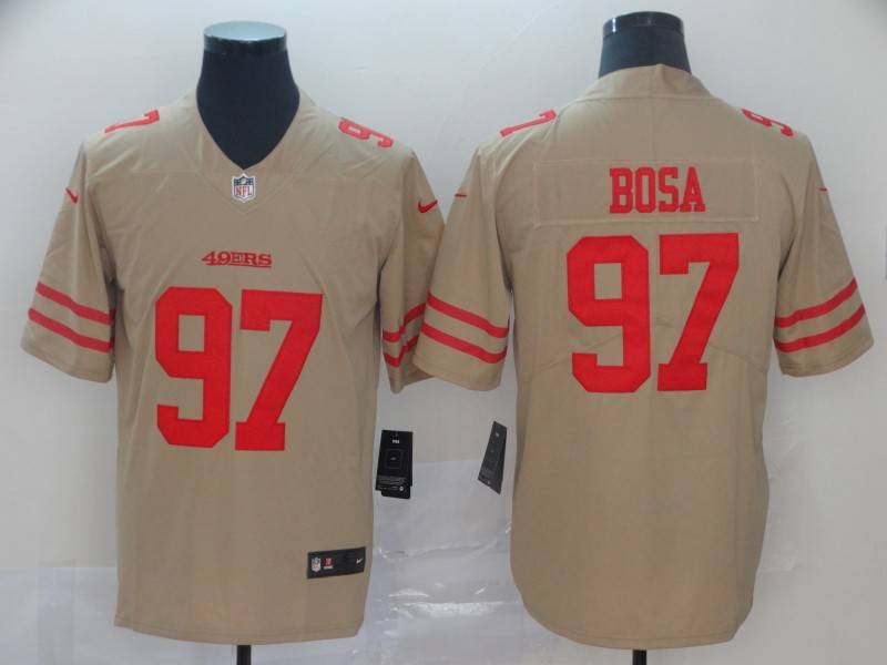 San Francisco 49ers Gold Inverted Legend NFL Jersey