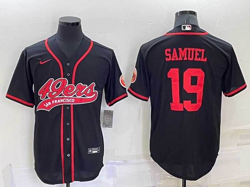 San Francisco 49ers Black MLB&NFL Jersey