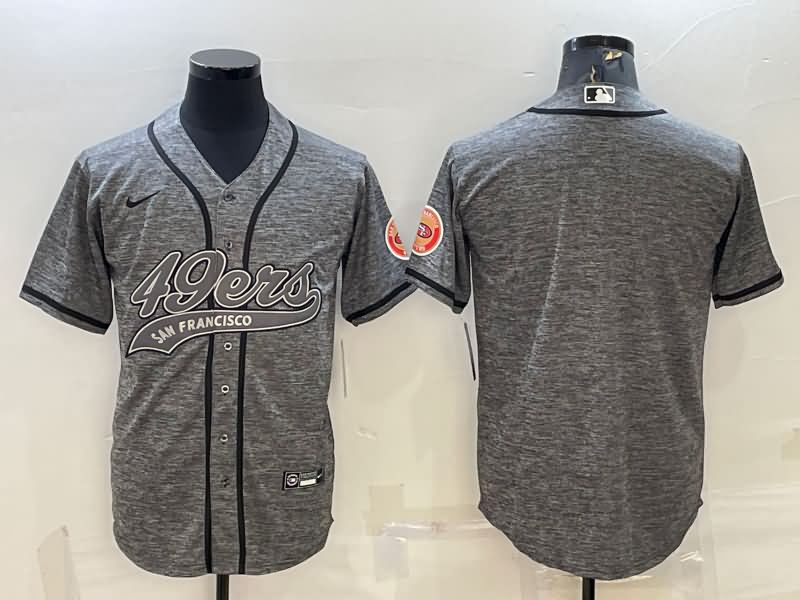 San Francisco 49ers Grey MLB&NFL Jersey