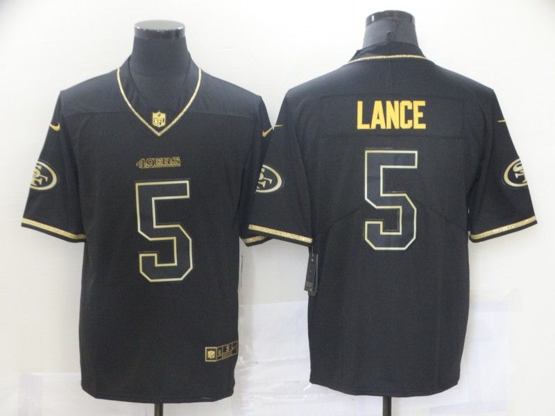 San Francisco 49ers Black Gold Retro NFL Jersey