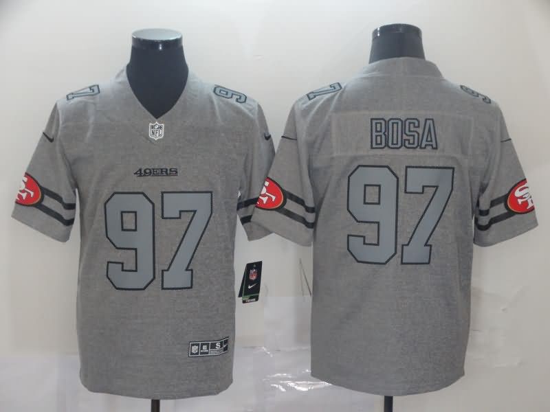 San Francisco 49ers Grey Retro NFL Jersey