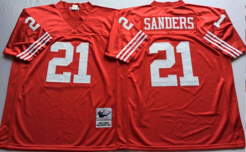 San Francisco 49ers Red Retro NFL Jersey