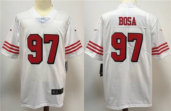 San Francisco 49ers White NFL Jersey 02