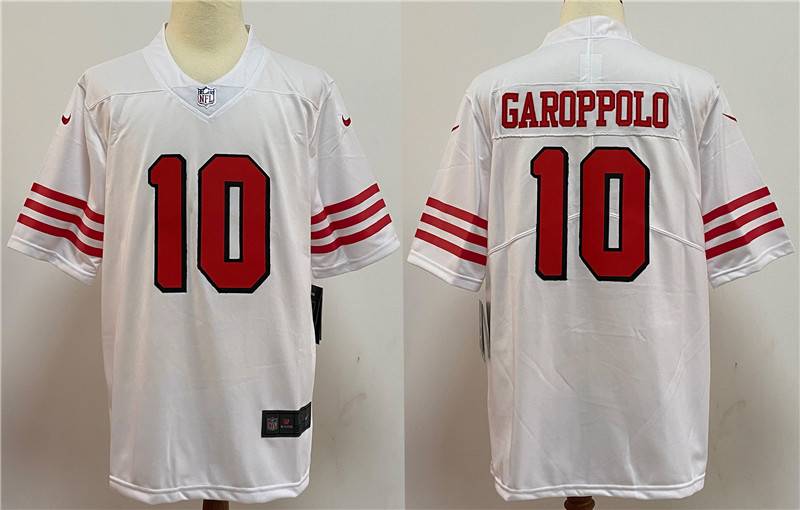 San Francisco 49ers White NFL Jersey 02