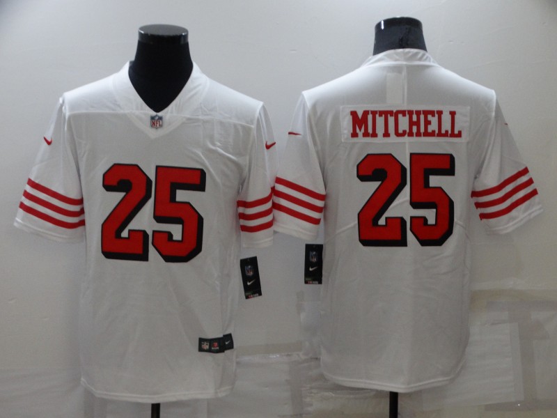 San Francisco 49ers White NFL Jersey 02