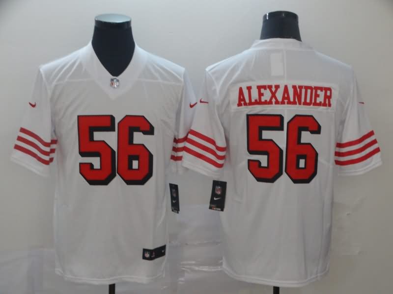 San Francisco 49ers White NFL Jersey 02