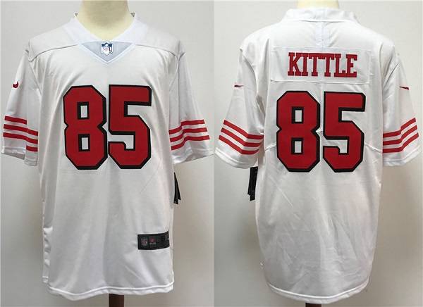 San Francisco 49ers White NFL Jersey 02