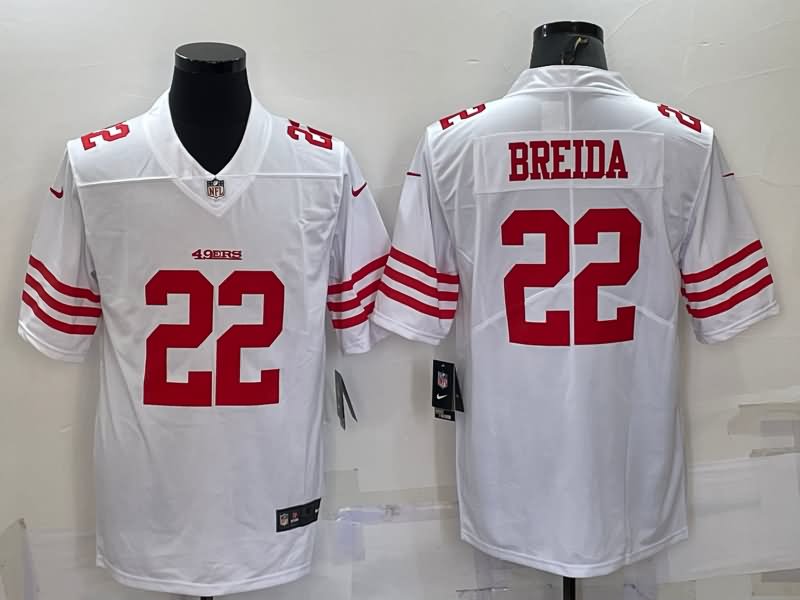 San Francisco 49ers White NFL Jersey 03