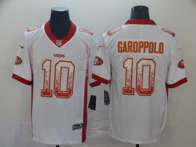 San Francisco 49ers White NFL Jersey 08