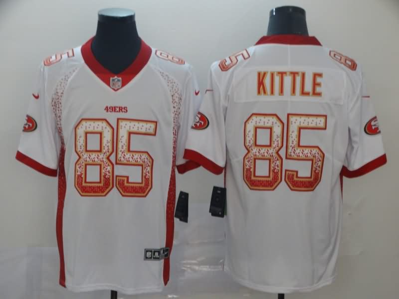 San Francisco 49ers White NFL Jersey 08