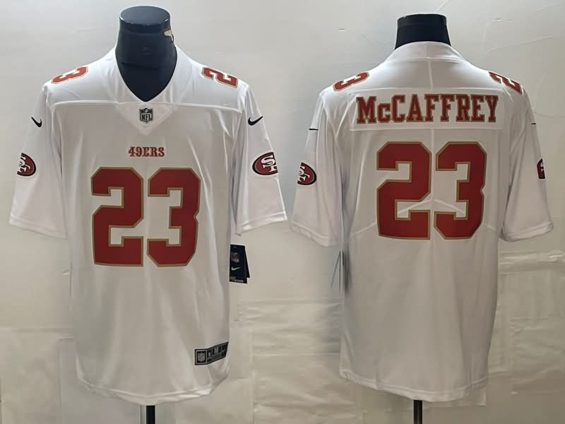 San Francisco 49ers White Gold NFL Jersey 02