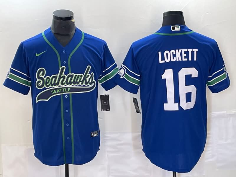 Seattle Seahawks Blue MLB&NFL Jersey