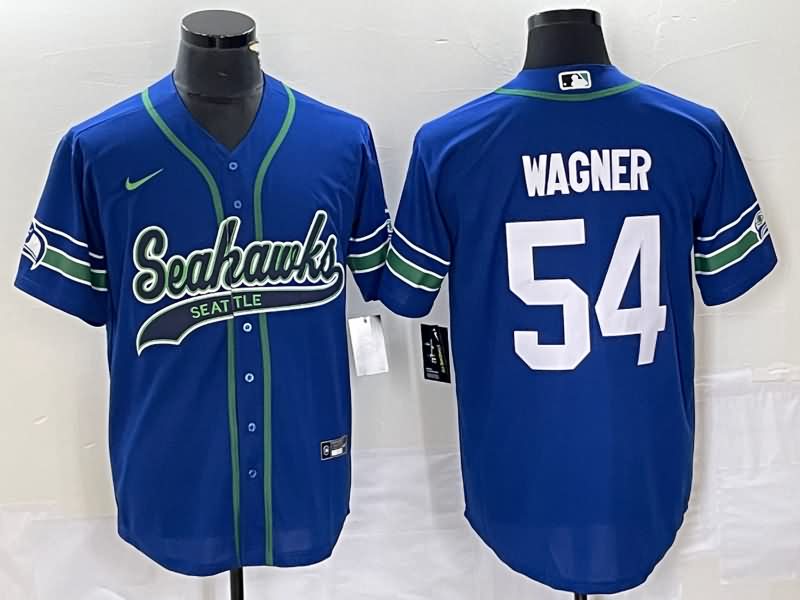 Seattle Seahawks Blue MLB&NFL Jersey