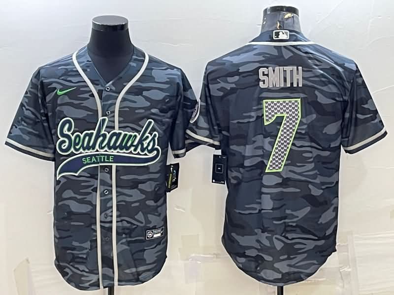 Seattle Seahawks Camouflage MLB&NFL Jersey