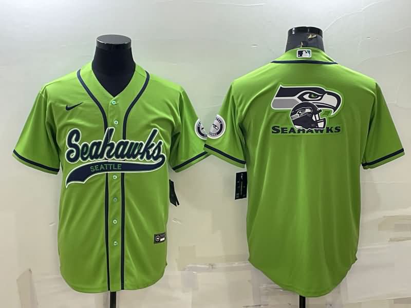 Seattle Seahawks Green MLB&NFL Jersey