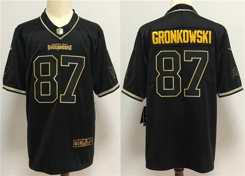 Tampa Bay Buccaneers Black Gold Retro NFL Jersey