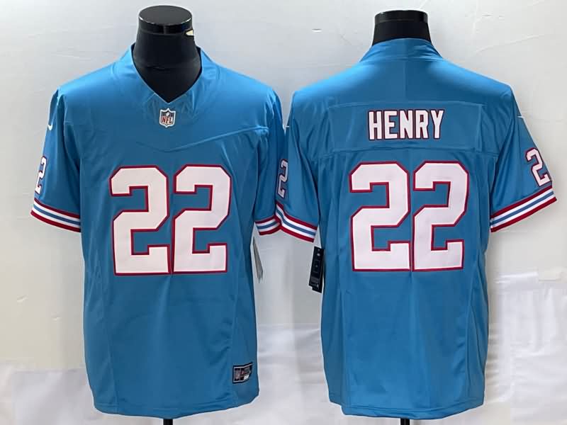 Tennessee Titans Light Blue Retro NFL Jersey