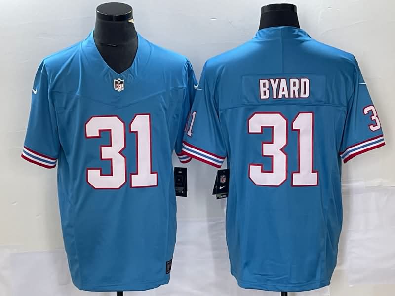 Tennessee Titans Light Blue Retro NFL Jersey