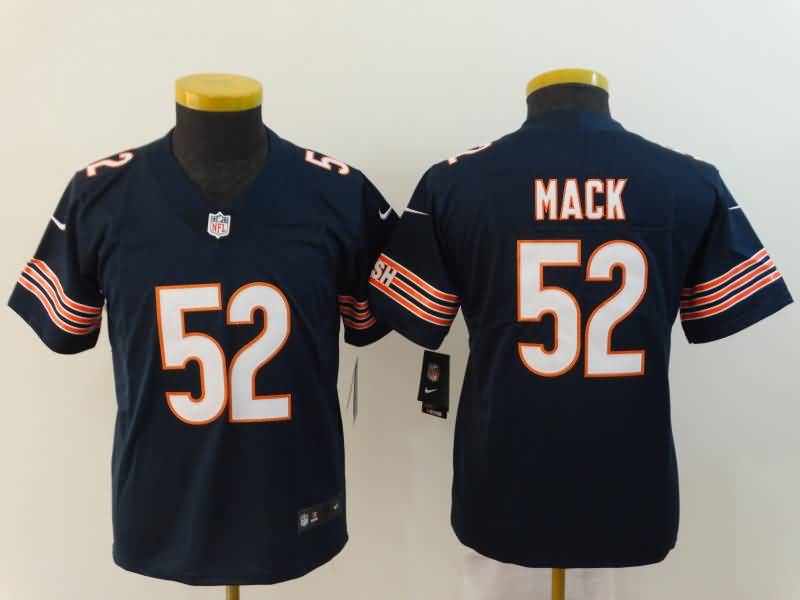 Chicago Bears Kids MACK #52 Dark Blue NFL Jersey