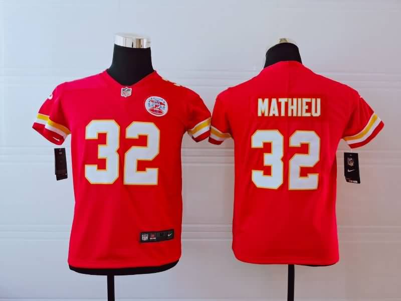 Kansas City Chiefs Kids MATHIEU #32 Red NFL Jersey