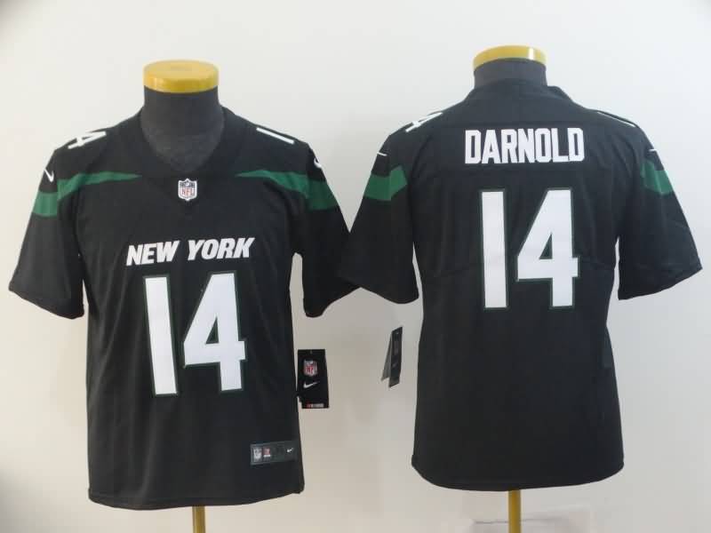 New York Jets Kids DARNOLD #14 Black NFL Jersey
