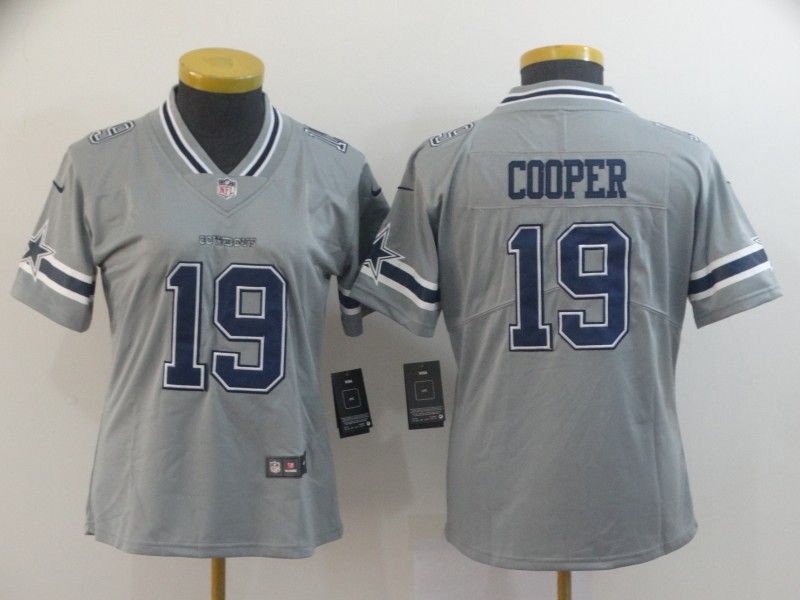 Dallas Cowboys COOPER GREY #19 Women NFL Jersey