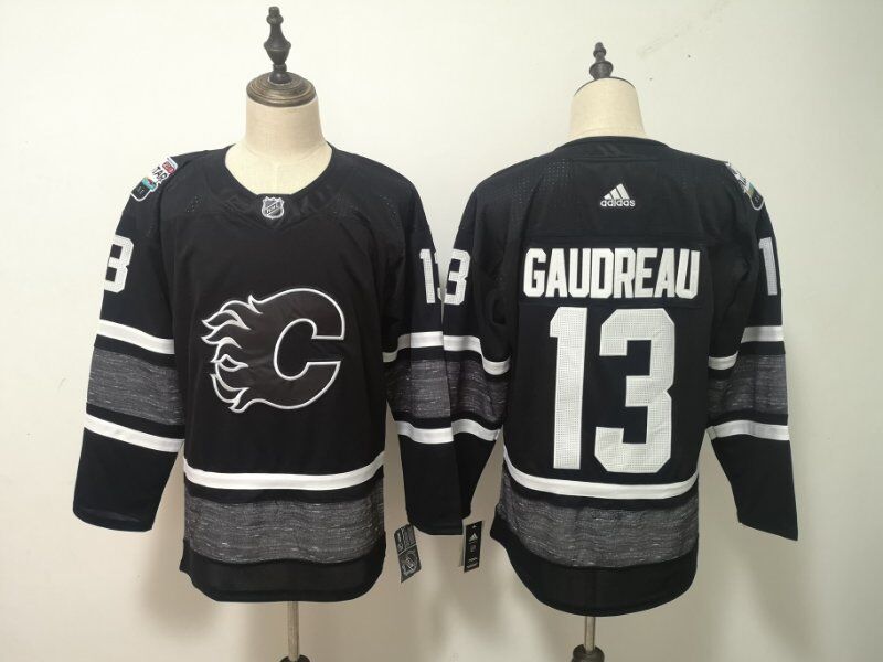 Calgary Flames 2019 GAUDREAU #13 Black All Star NHL Jersey