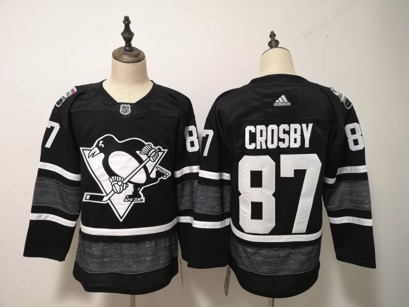 Pittsburgh Penguins 2019 CROSBY #87 Black All Star NHL Jersey