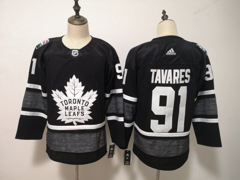 Toronto Maple Leafs 2019 TAVARES #91 Black All Star NHL Jersey