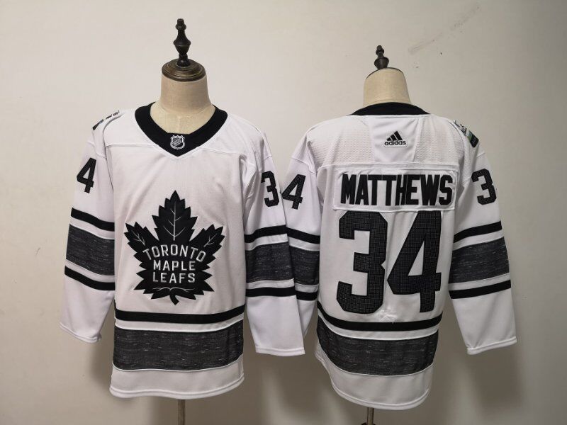 Toronto Maple Leafs 2019 MATTHEWS #34 White All Star NHL Jersey