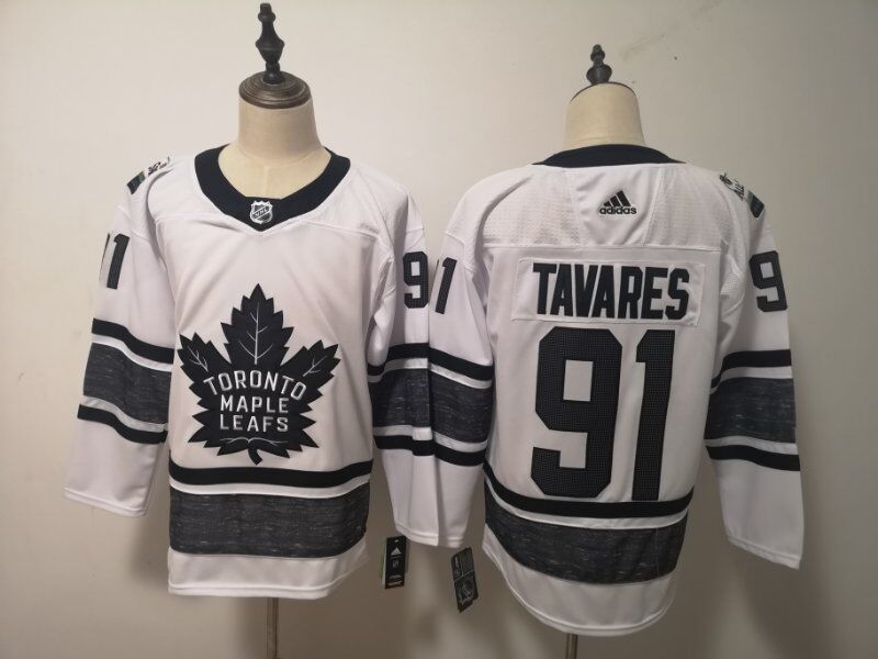 Toronto Maple Leafs 2019 TAVARES #91 White All Star NHL Jersey